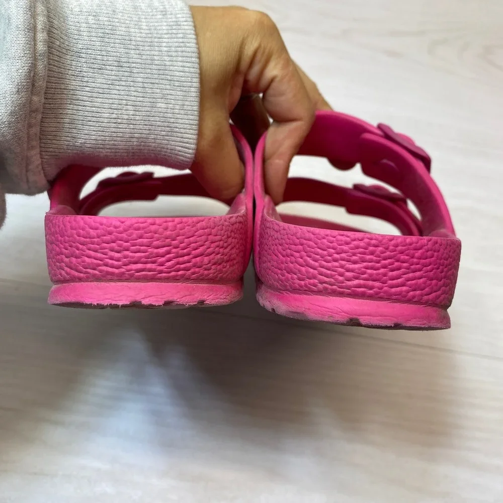 Birkenstock Womens 6 37 Arizona EVA Sandals Slides Pink Beetroot Waterproof